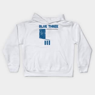 Blue 3 Kids Hoodie